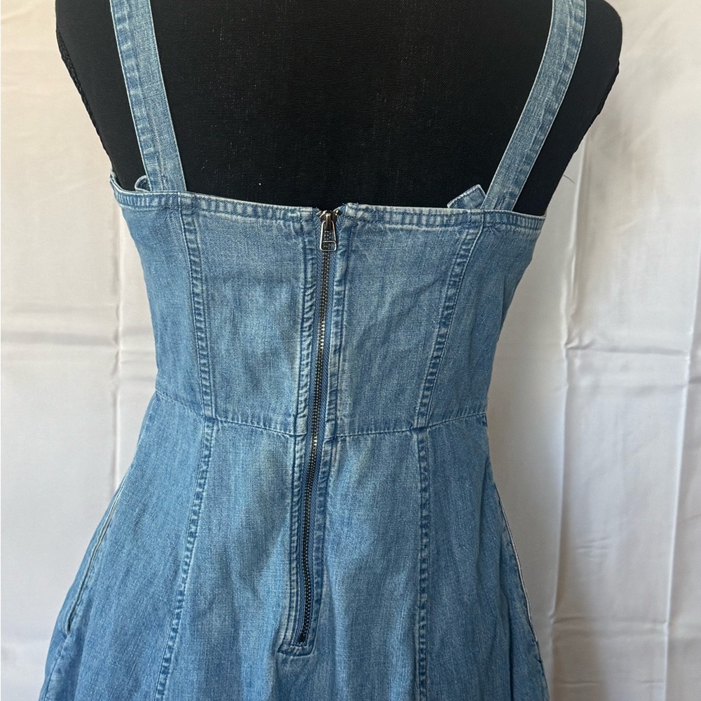 GAP Denim Blue Mini Dress - Picture 4 of 6